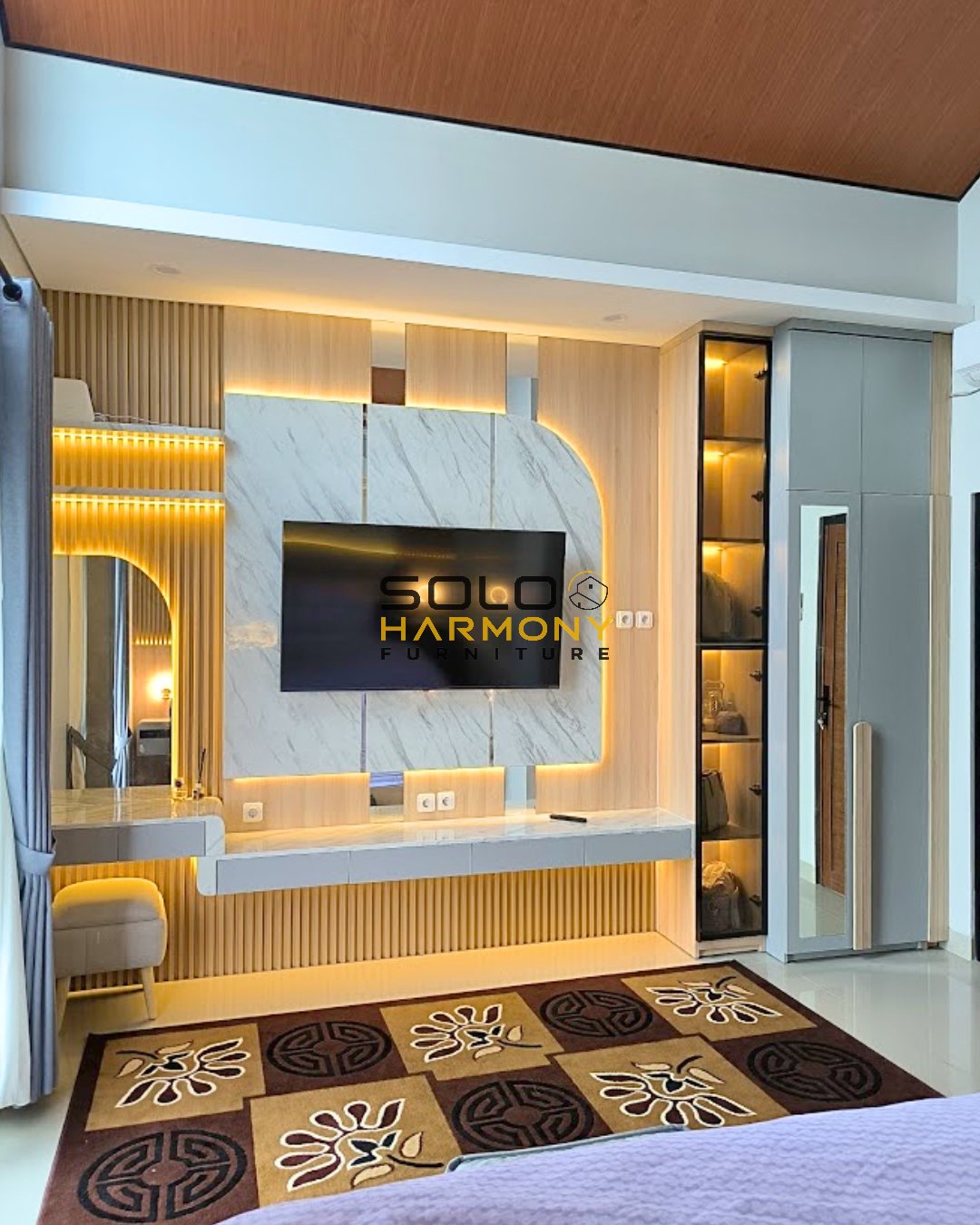 Set Kamar tema Japandi — Interior foto 3 di Kartasura, Sukoharjo