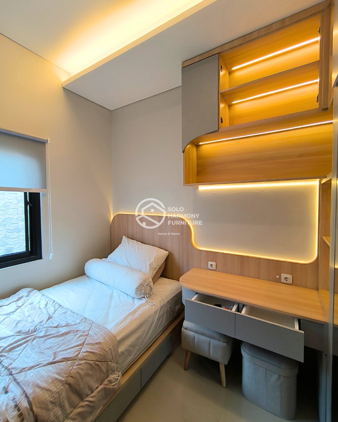 Kamar Anak Multifungsi Modern — Interior foto 3 di Colomadu, Karanganyar