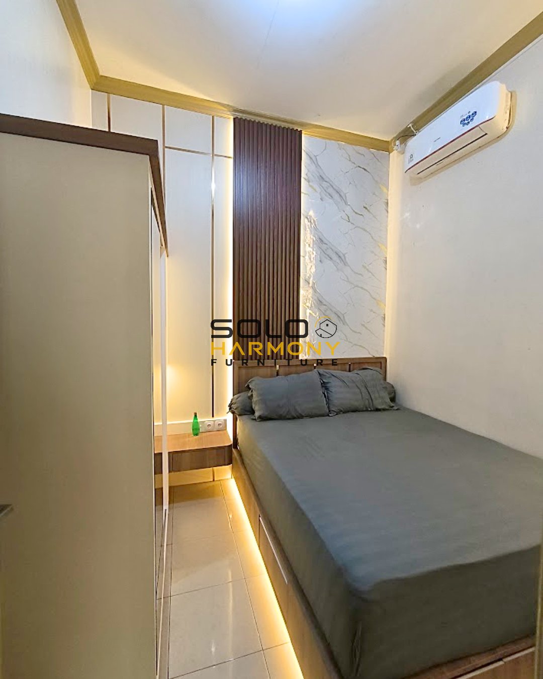 Set Kamar Modern Minimalis Elegan — Kak Azza — Interior foto 4 di Kartasura - Sukoharjo