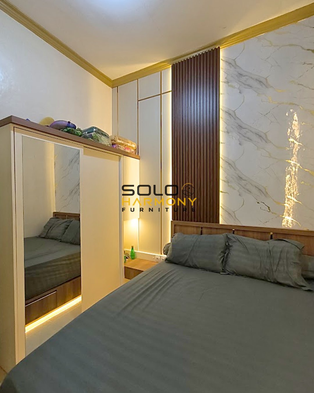 Set Kamar Modern Minimalis Elegan — Kak Azza — Interior foto 8 di Kartasura - Sukoharjo