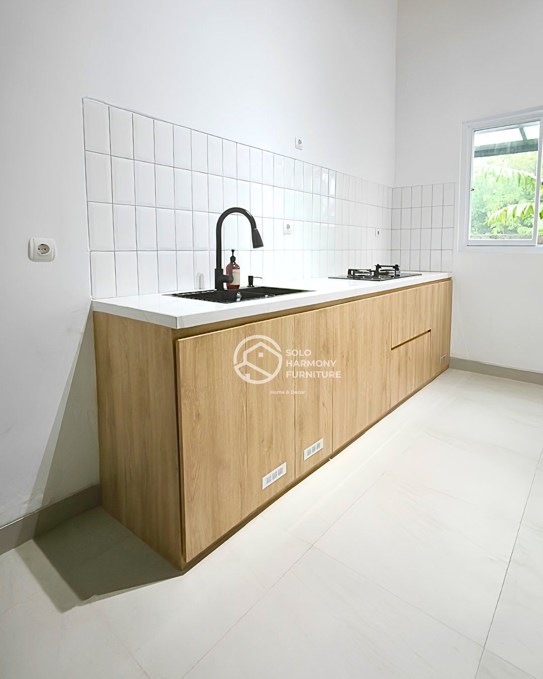 Kitchen Set Kayu Modern — Kitchen Set foto 3 di Salatiga