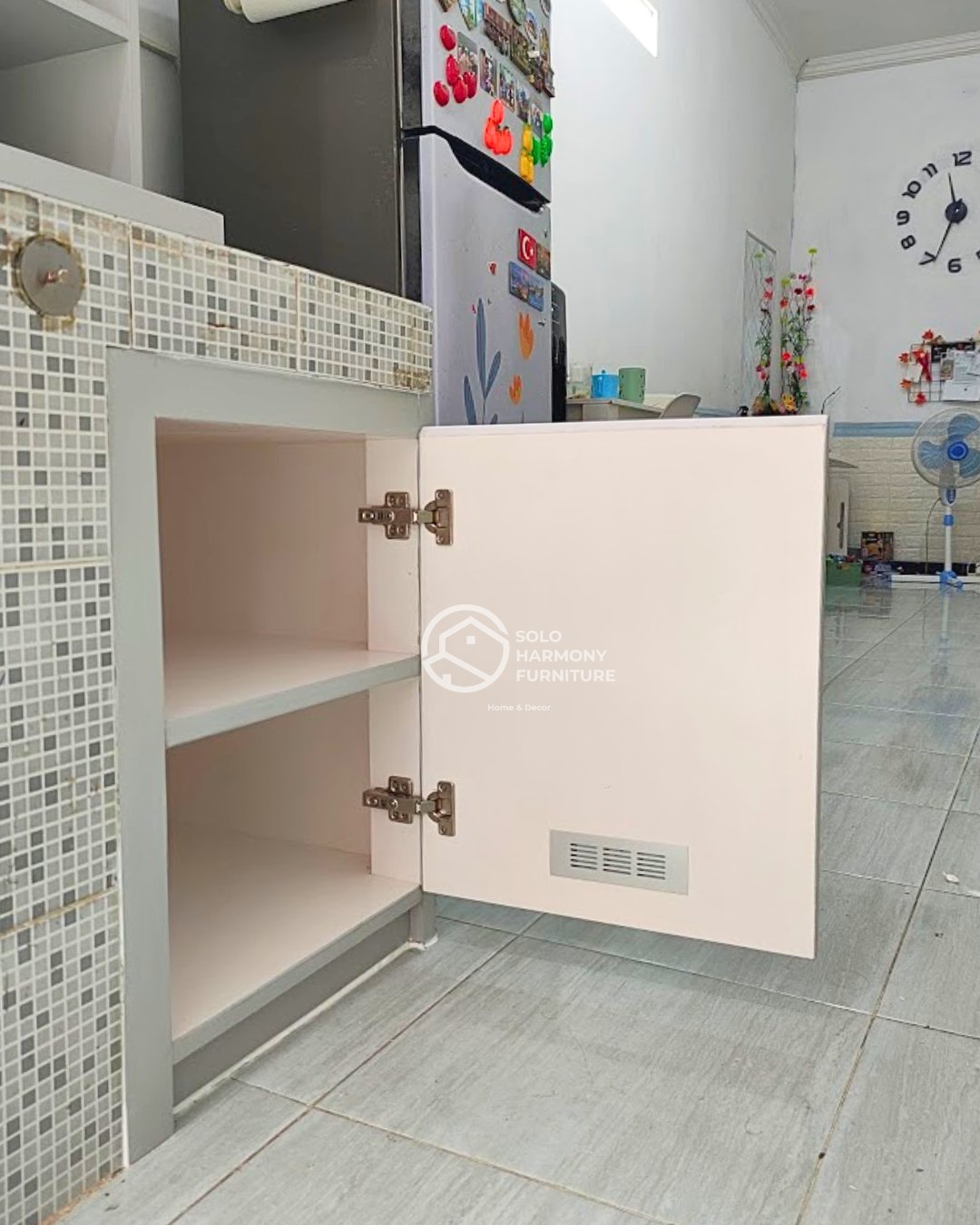 Tambahan Tall Cabinet Dapur L-Shape –  Bu Asniyah — Kitchen Set foto 7 di Cemani, Sukoharjo