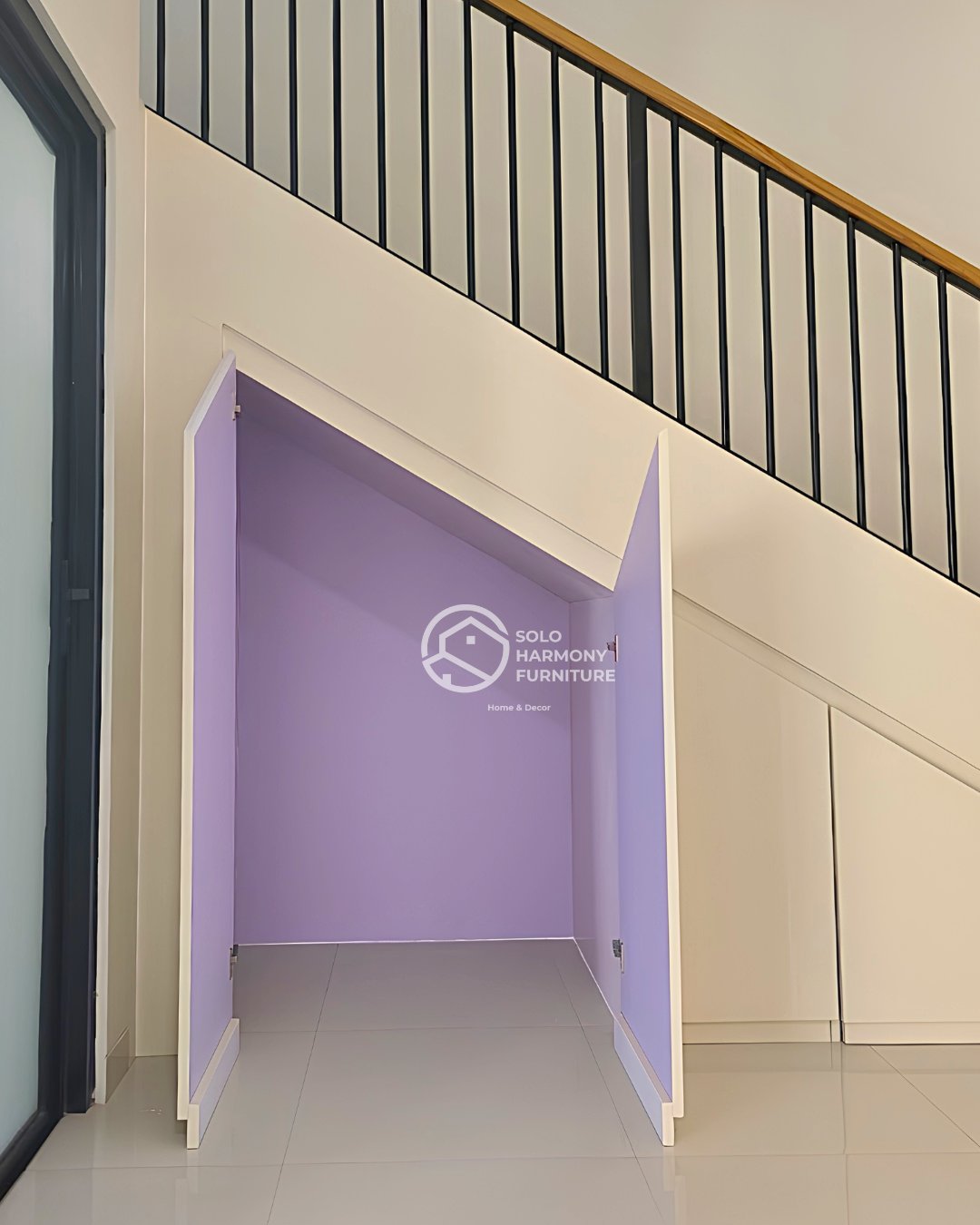 Storage Bawah Tangga Minimalis – Bu Peni — Interior foto 4 di Casablanca Signature Singopuran, Sukoharjo