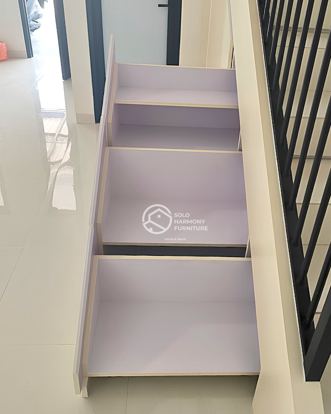 Storage Bawah Tangga Minimalis – Bu Peni — Interior foto 5 di Casablanca Signature Singopuran, Sukoharjo