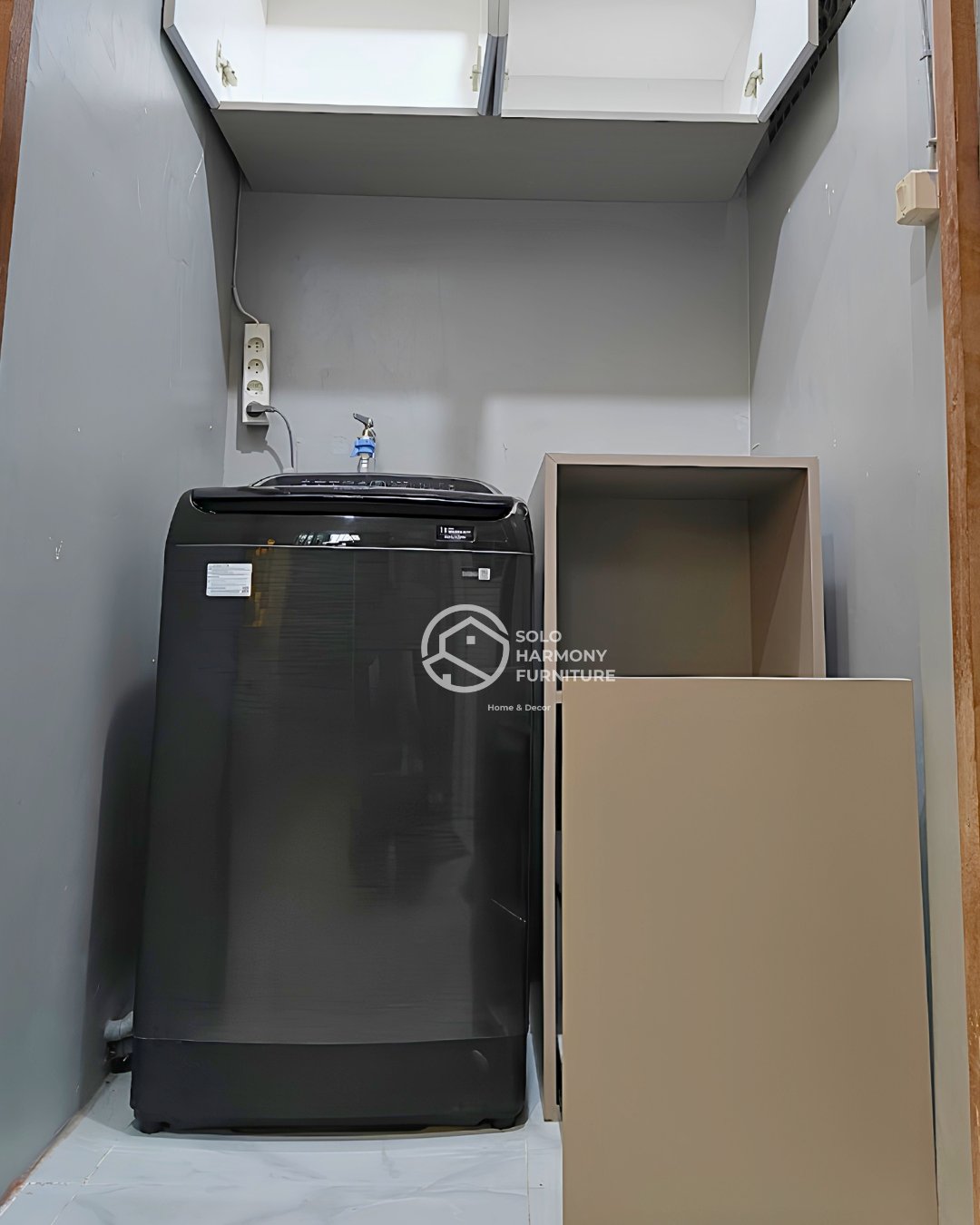 Ruang Cuci Minimalis Fungsional — Interior foto 6 di Malangjiwan, Colomadu