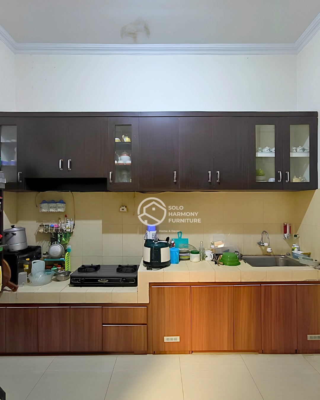 Custom Kabinet Kitchen Set Bawah — Kitchen Set foto 6 di Baturan, Colomadu, Karanganyar