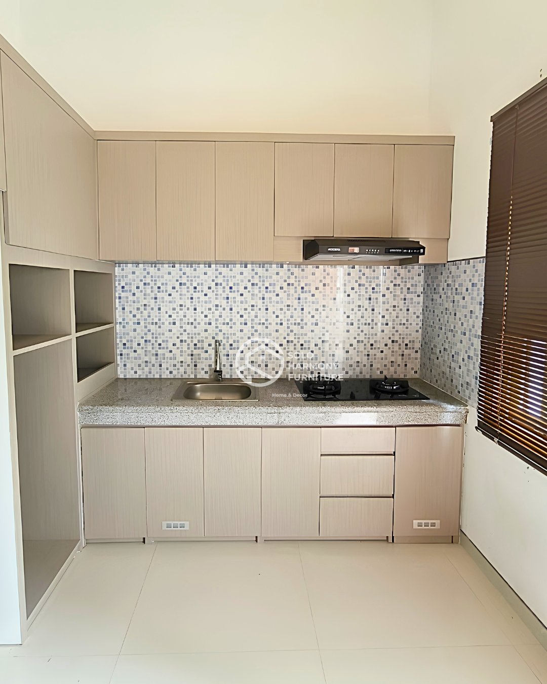 Standard Height Integrated Kitchen Set — Kitchen Set foto 2 di Gumpang, Sukoharjo