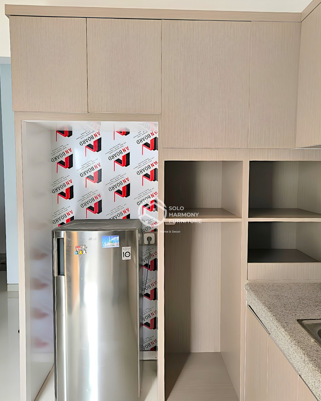 Standard Height Integrated Kitchen Set — Kitchen Set foto 4 di Gumpang, Sukoharjo