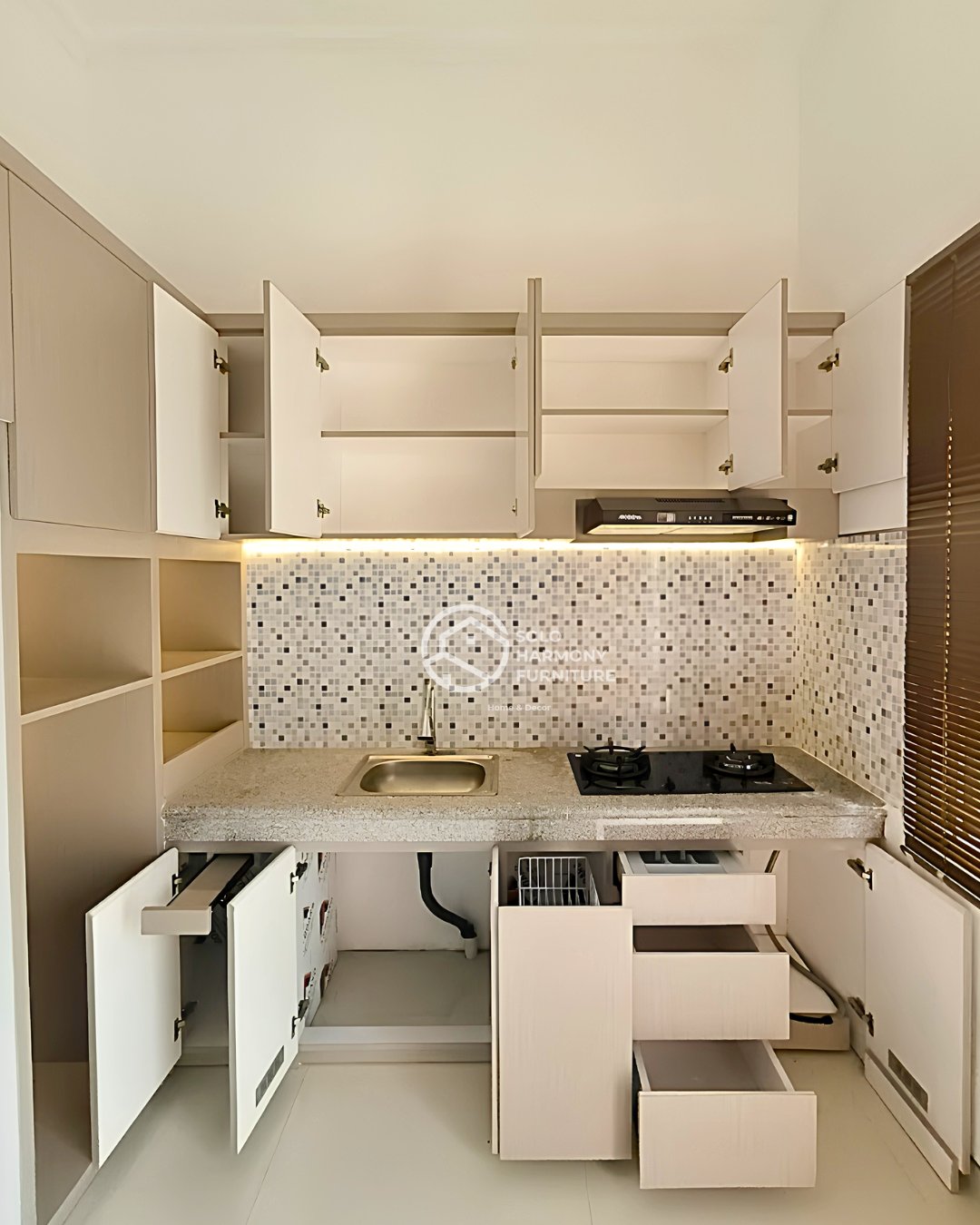 Standard Height Integrated Kitchen Set — Kitchen Set foto 6 di Gumpang, Sukoharjo