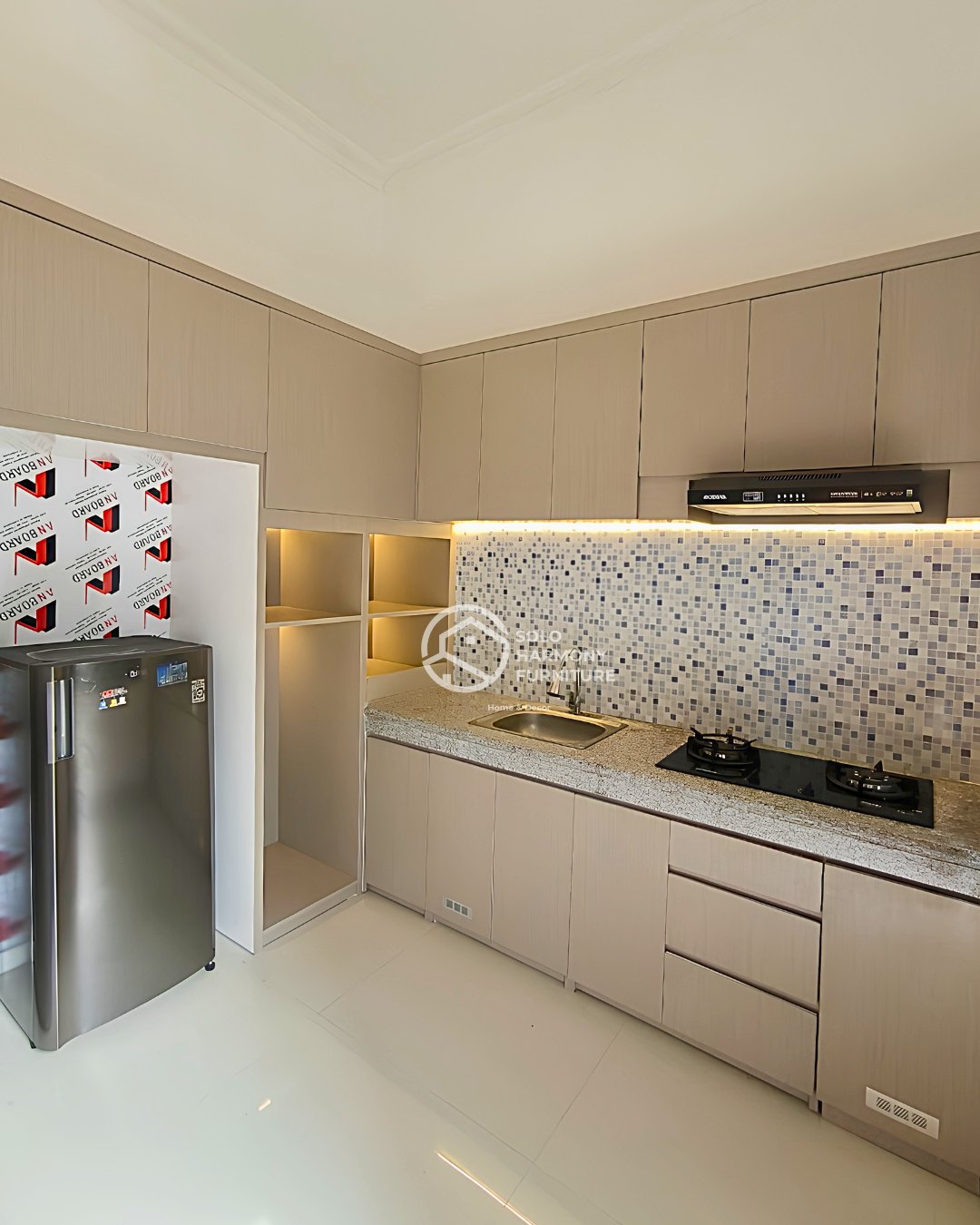 Standard Height Integrated Kitchen Set — Kitchen Set foto 8 di Gumpang, Sukoharjo