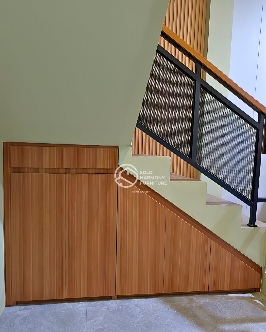 Storage Bawah Tangga Minimalis — Interior foto 4 di Gentan, Sukoharjo