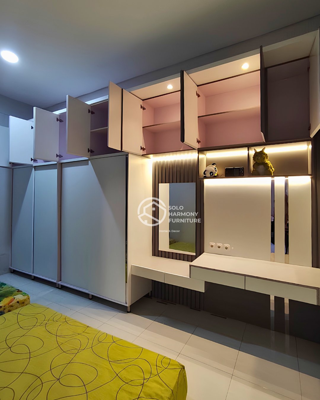 Furnitur Kamar Multifungsi Terintegrasi — Lemari foto 3 di Jebres, Solo