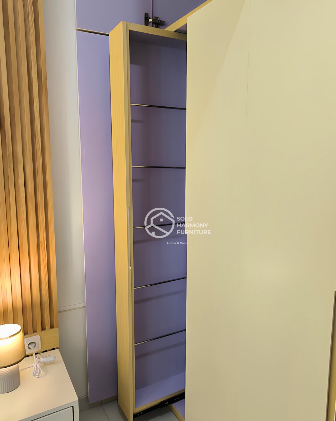 Set Kamar Tidur Utama Japandi Mewah — Interior foto 3 di Casablanca Signature Singopuran, Sukoharjo