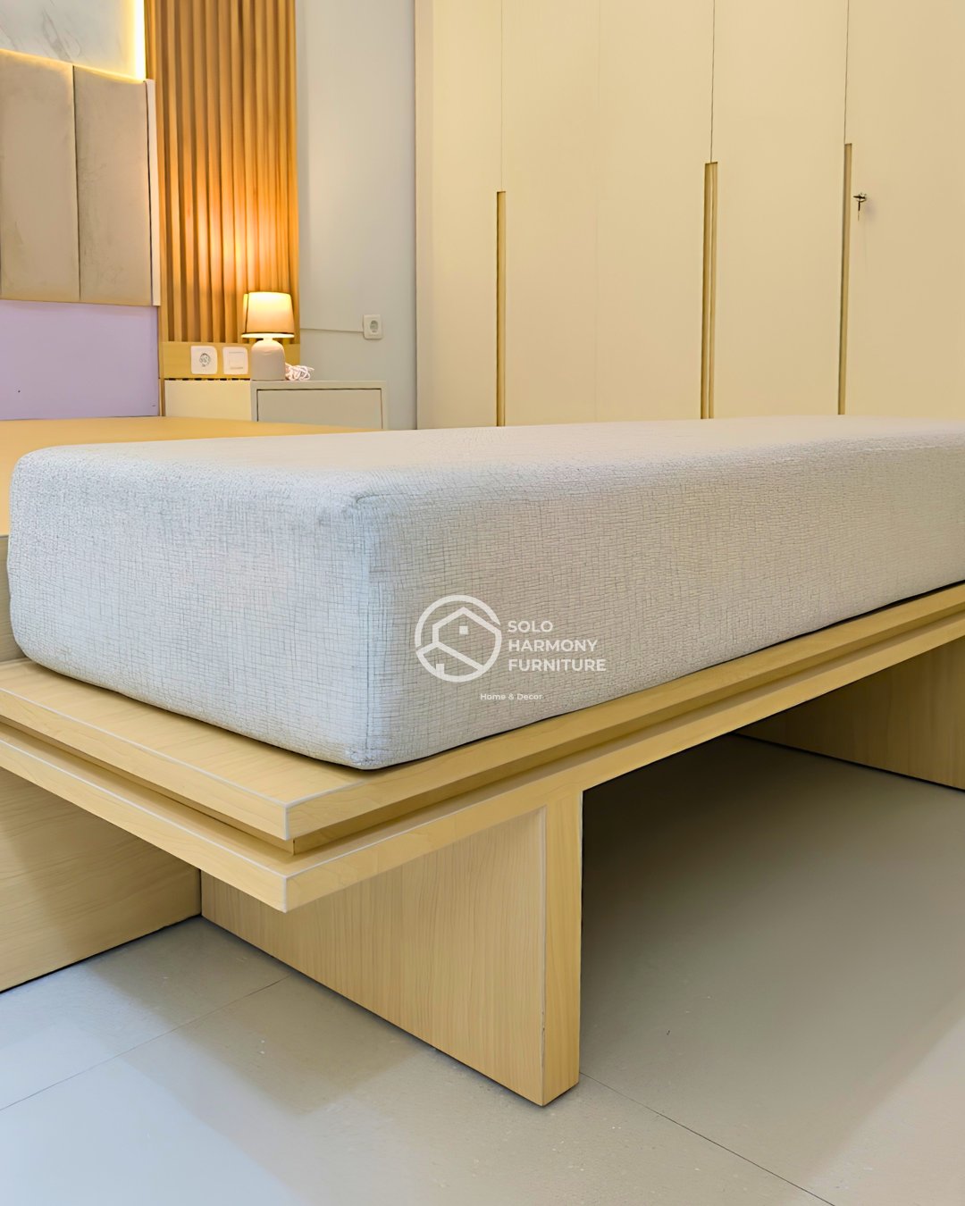 Set Kamar Tidur Utama Japandi Mewah — Interior foto 6 di Casablanca Signature Singopuran, Sukoharjo