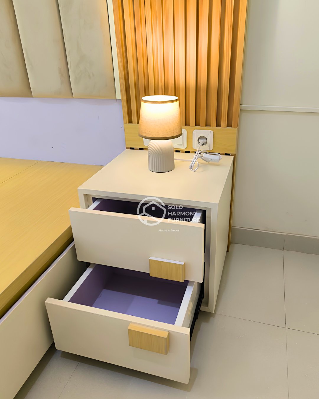 Set Kamar Tidur Utama Japandi Mewah — Interior foto 8 di Casablanca Signature Singopuran, Sukoharjo