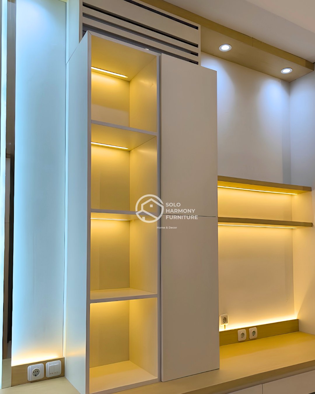 Set Kamar Tidur Utama Japandi Mewah — Interior foto 10 di Casablanca Signature Singopuran, Sukoharjo