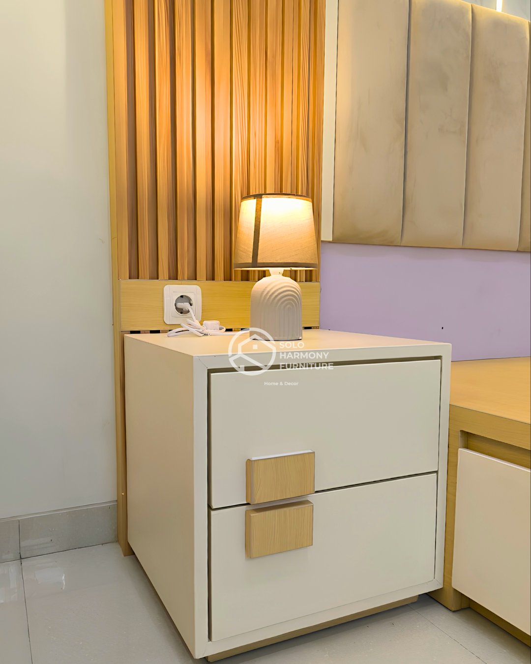 Set Kamar Tidur Utama Japandi Mewah — Interior foto 17 di Casablanca Signature Singopuran, Sukoharjo