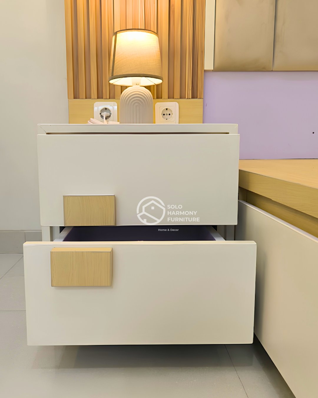Set Kamar Tidur Utama Japandi Mewah — Interior foto 18 di Casablanca Signature Singopuran, Sukoharjo