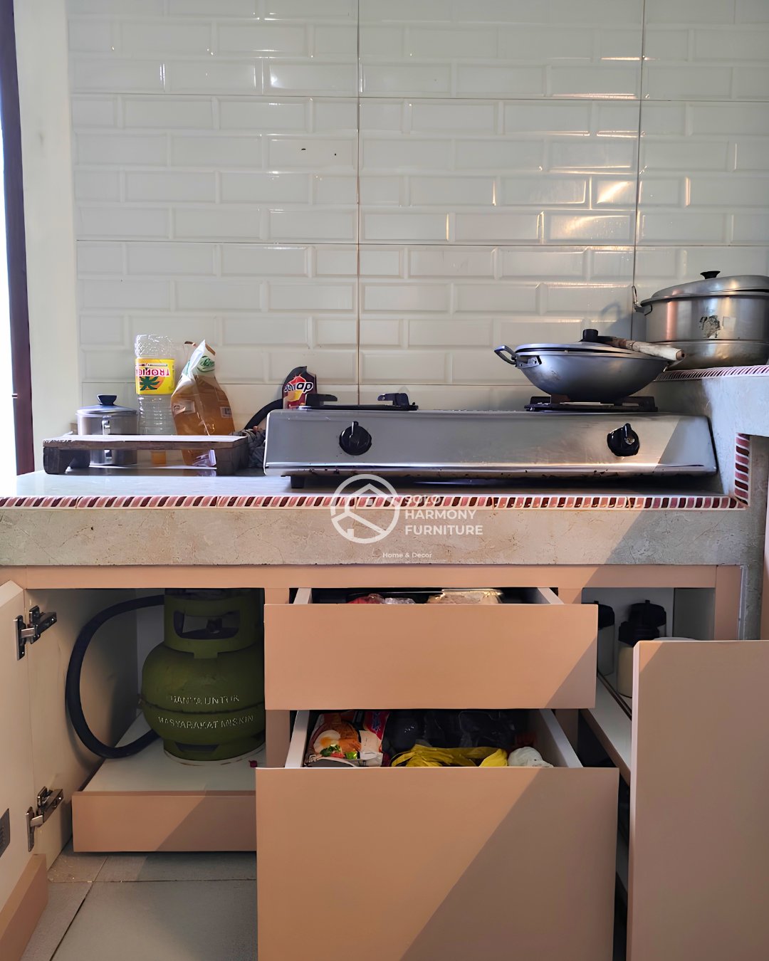 Kitchen Set Sudut Minimalis — Kitchen Set foto 9 di Wonogiri