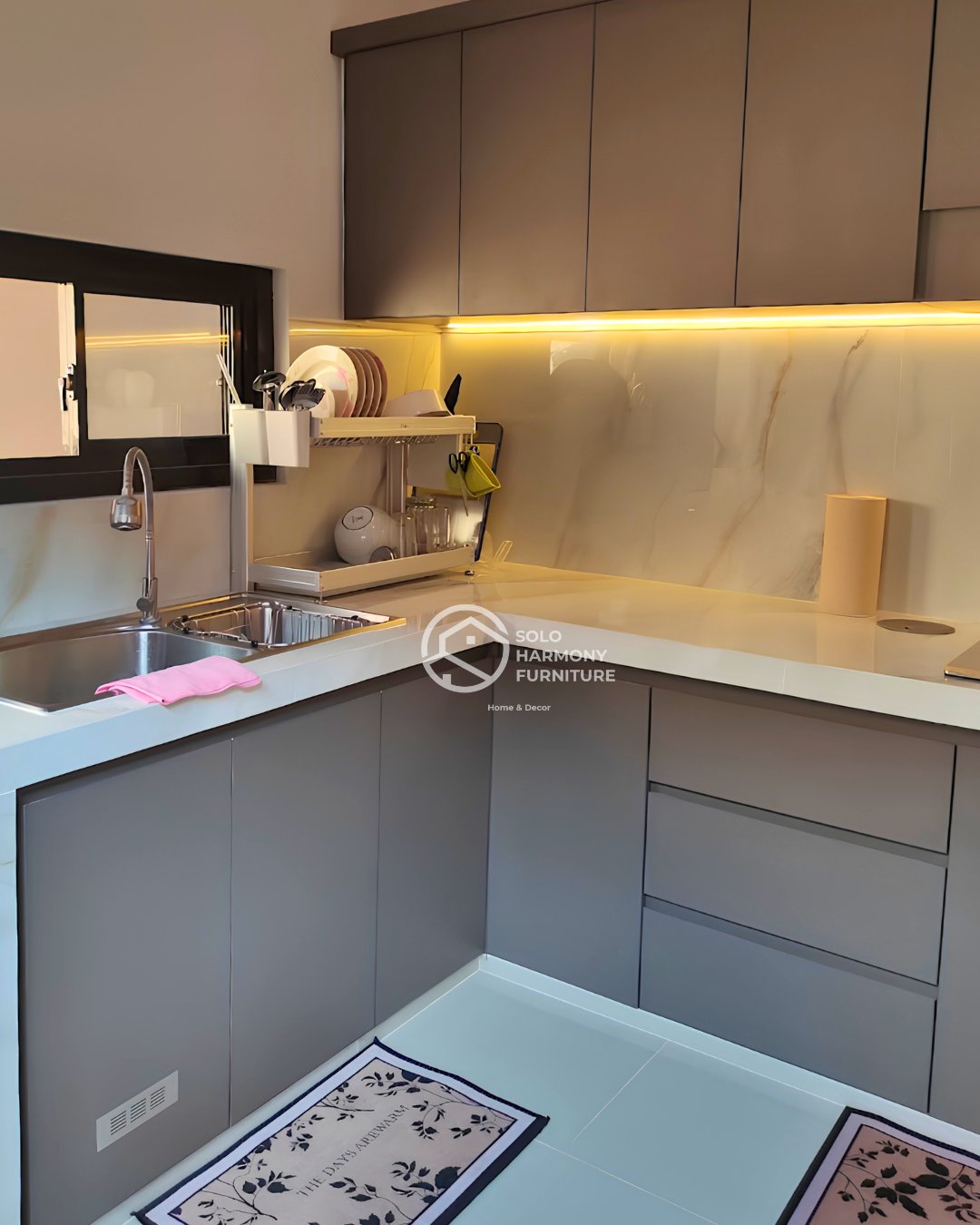 Kitchen Set Minimalis Modern — Kitchen Set foto 4 di Wonogiri