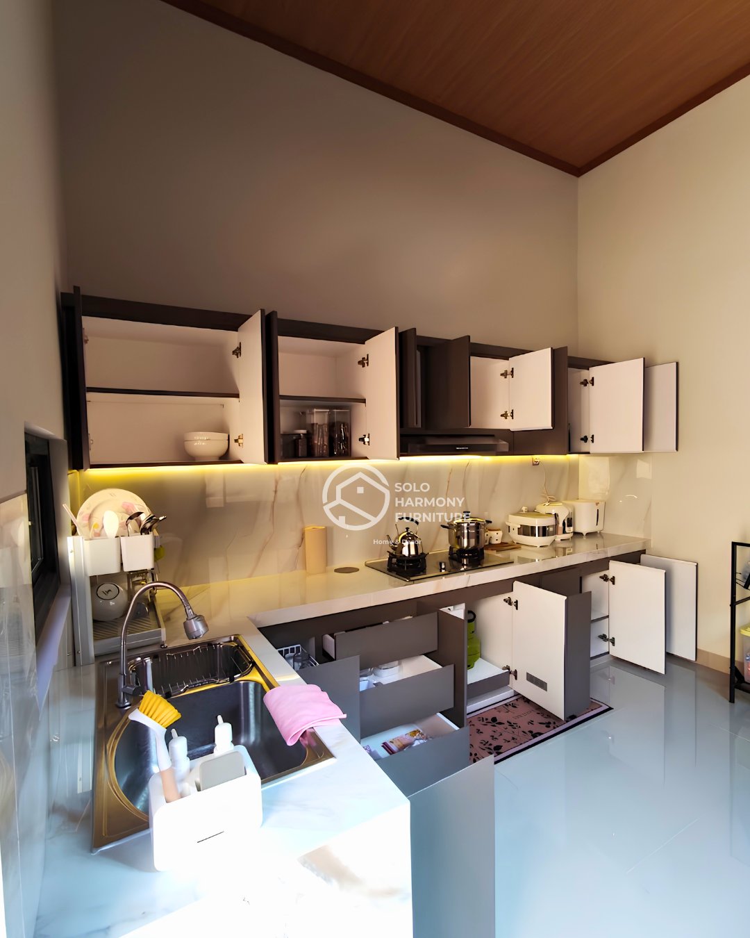 Kitchen Set Minimalis Modern — Kitchen Set foto 5 di Wonogiri