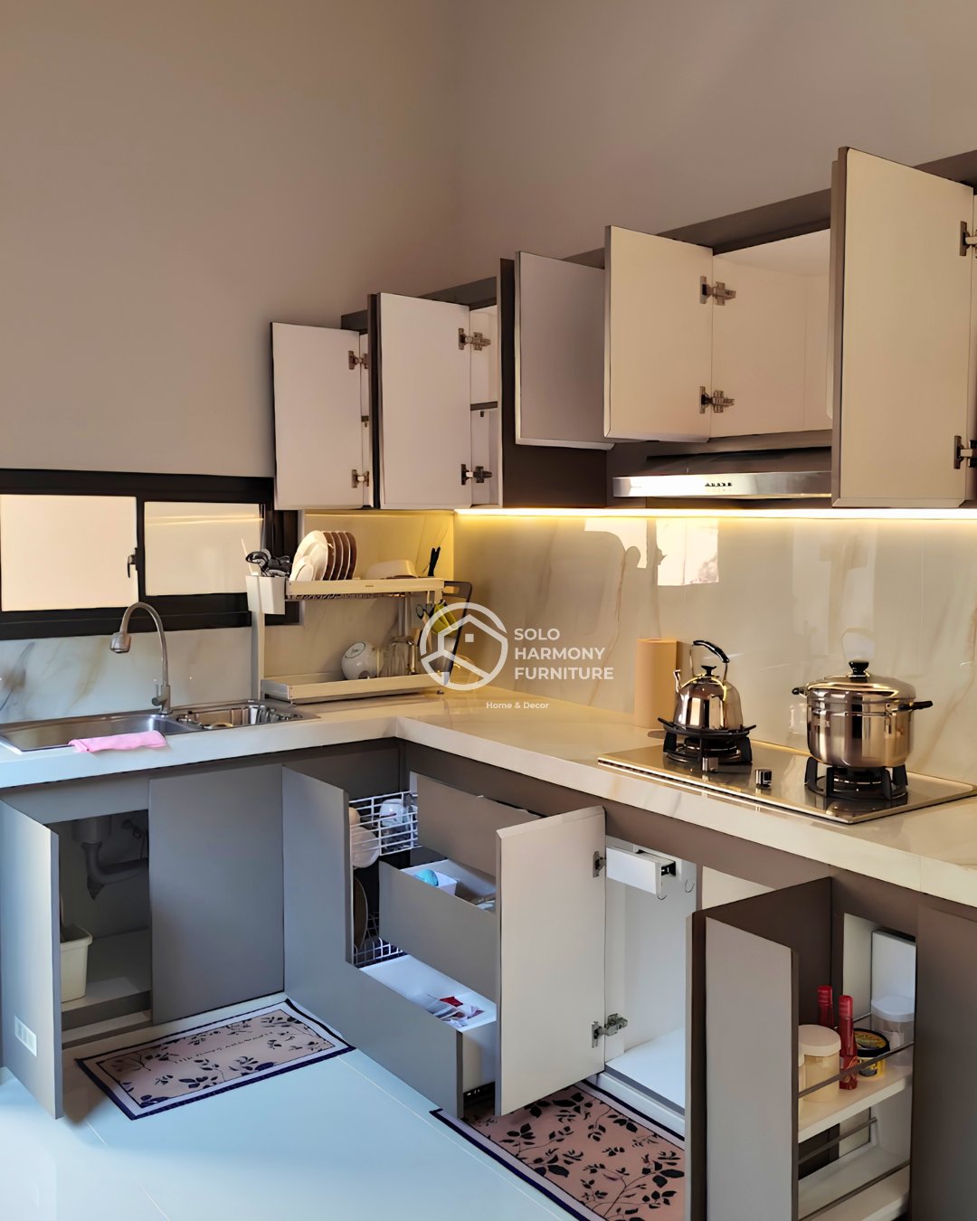 Kitchen Set Minimalis Modern — Kitchen Set foto 6 di Wonogiri