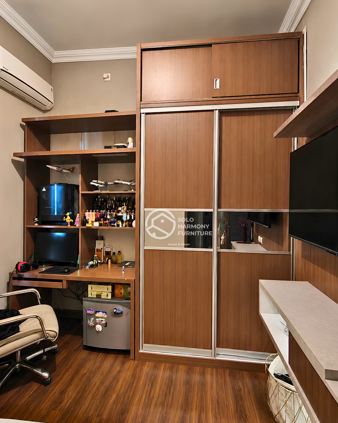 Set Kamar Tidur Minimalis Built-In — Interior foto 6 di Wonosari, Klaten