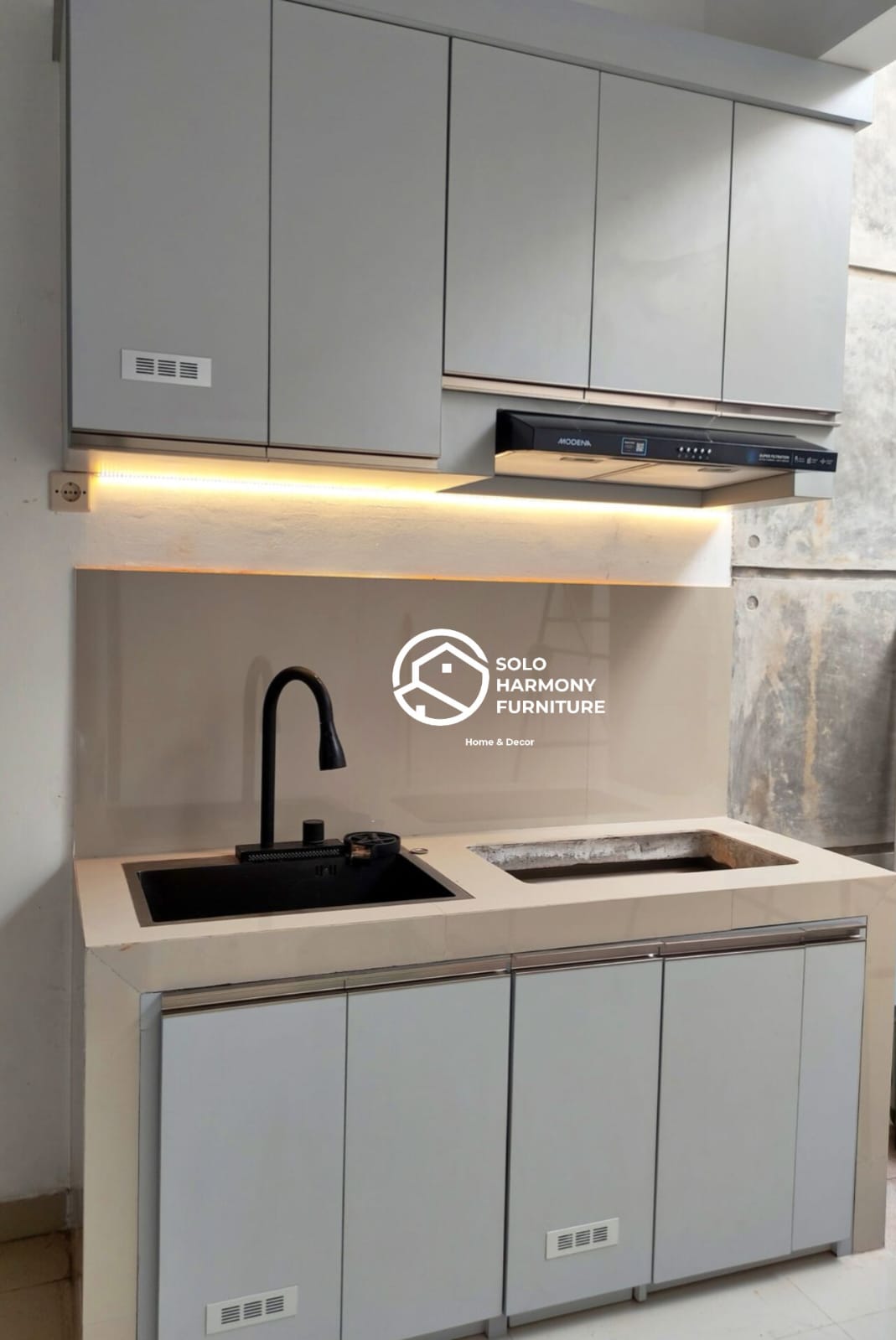 Kitchenset simple Boyolali — custom furniture Boyolali Solo Harmony