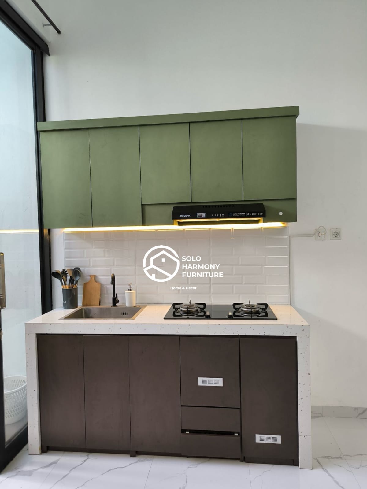 Kitchenset Kontemporer Klaten — custom furniture Klaten Solo Harmony