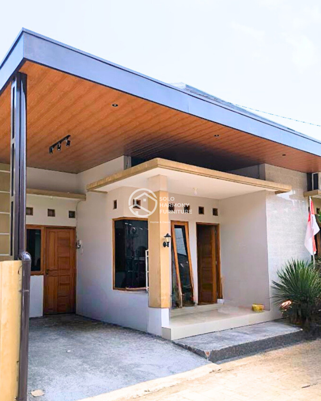 Kanopi Rumah - Bu Ana Sukoharjo , gentan — custom furniture Sukoharjo Solo Harmony