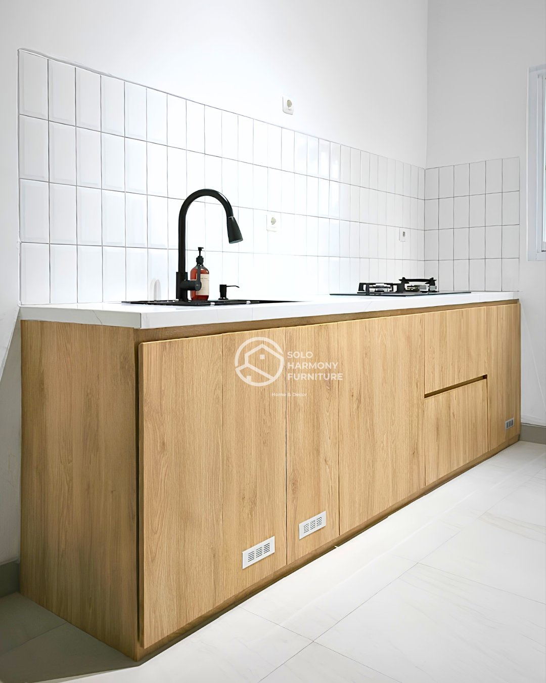 Kitchen Set Kayu Modern — Kitchen Set di Salatiga · Solo Harmony Furniture Soloraya