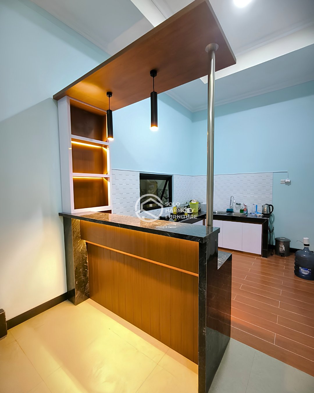 Modern Mini Bar & Kitchen Set — Kitchen Set di Solo Baru, Sukoharjo · Solo Harmony Furniture Soloraya