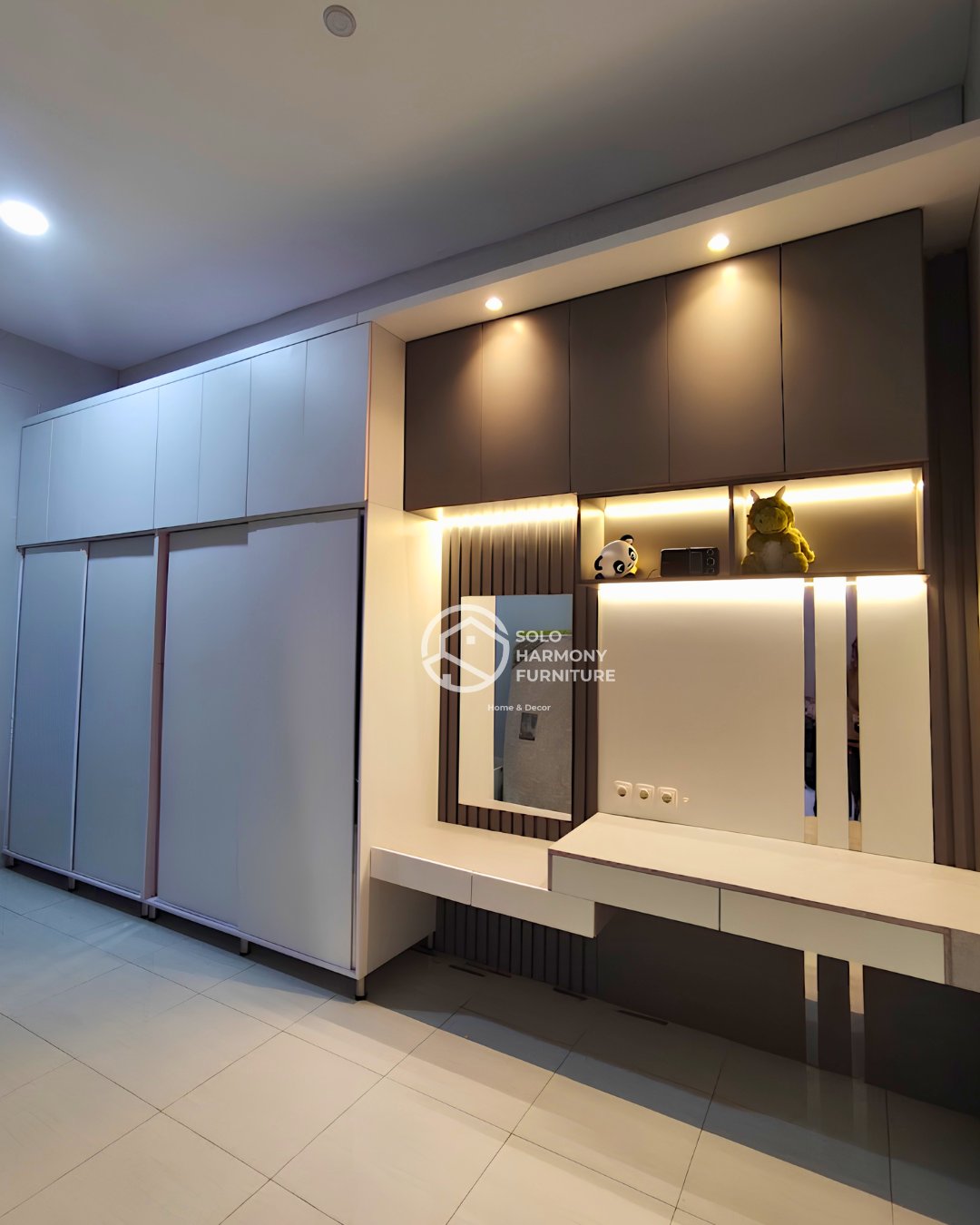 Furnitur Kamar Multifungsi Terintegrasi — Lemari di Jebres, Solo · Solo Harmony Furniture Soloraya