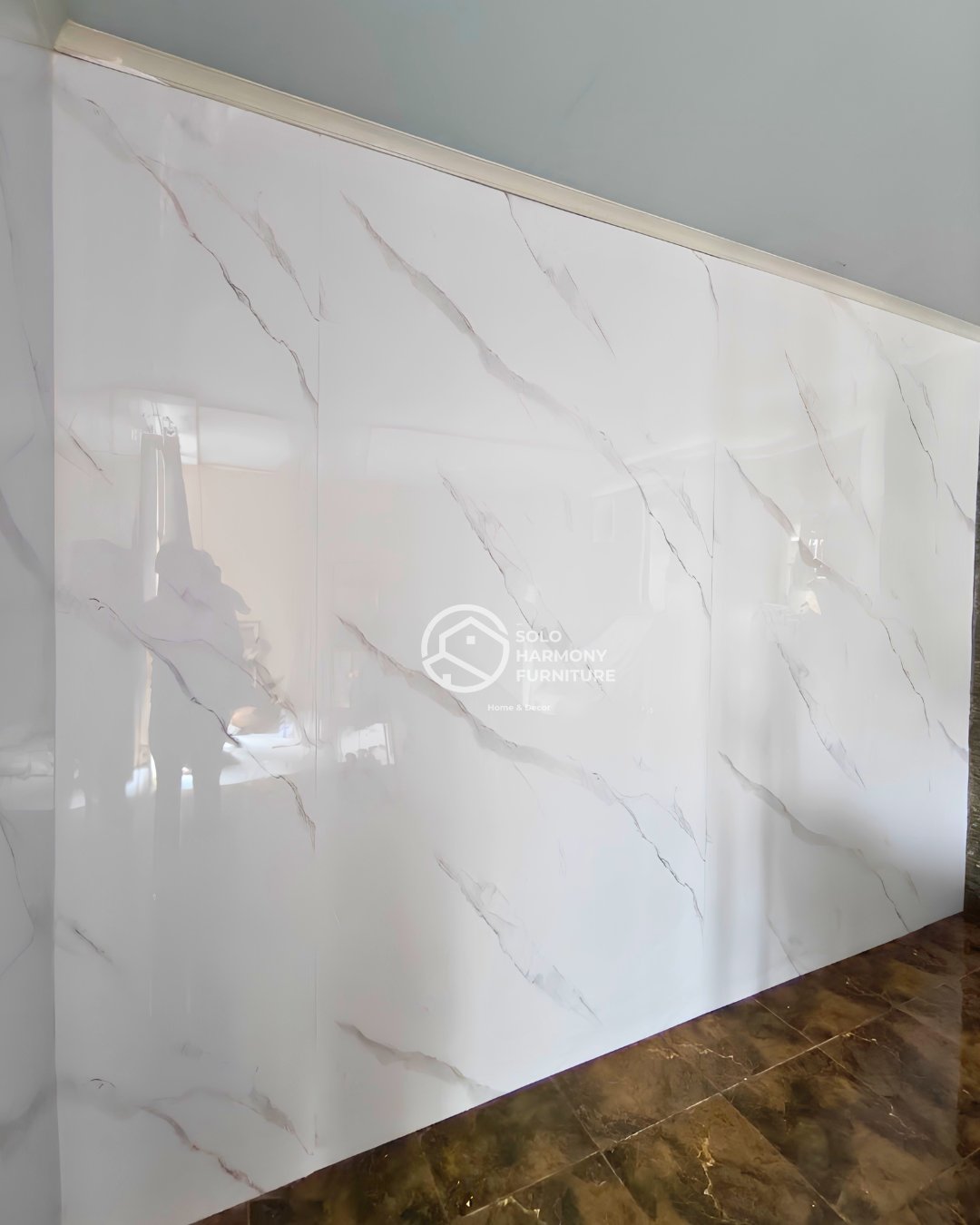 Interior Wall Panel Dinding UV Board Marmer di Wonogiri — Solo Harmony Furniture