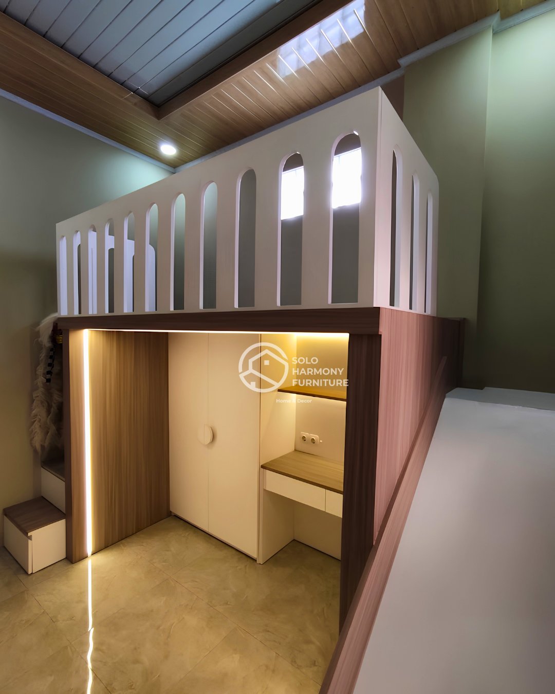 Interior Set Kamar Tidur Anak di Boyolali — Solo Harmony Furniture
