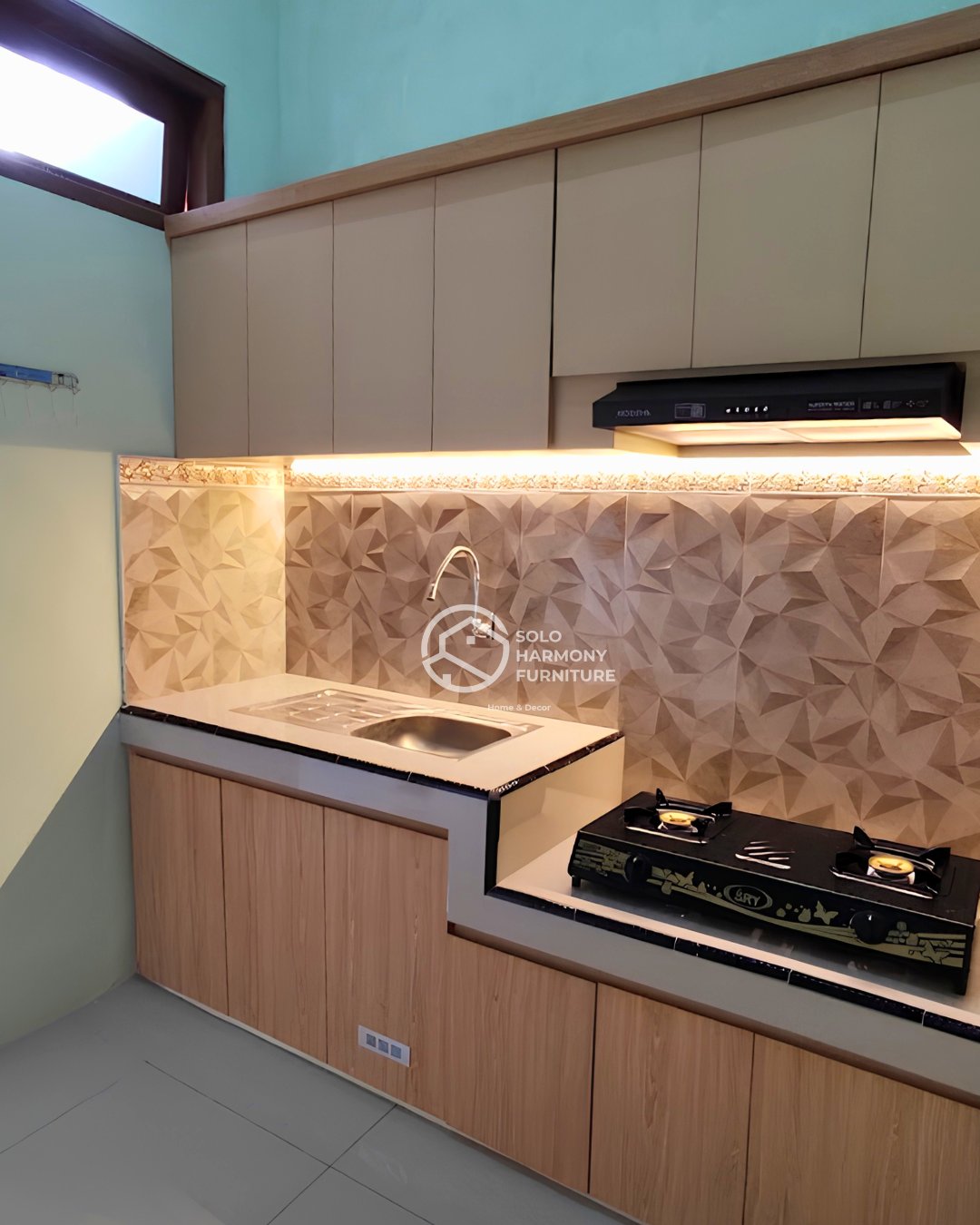 Kitchenset Minimalis — Kitchen Set di Solo · Solo Harmony Furniture Soloraya