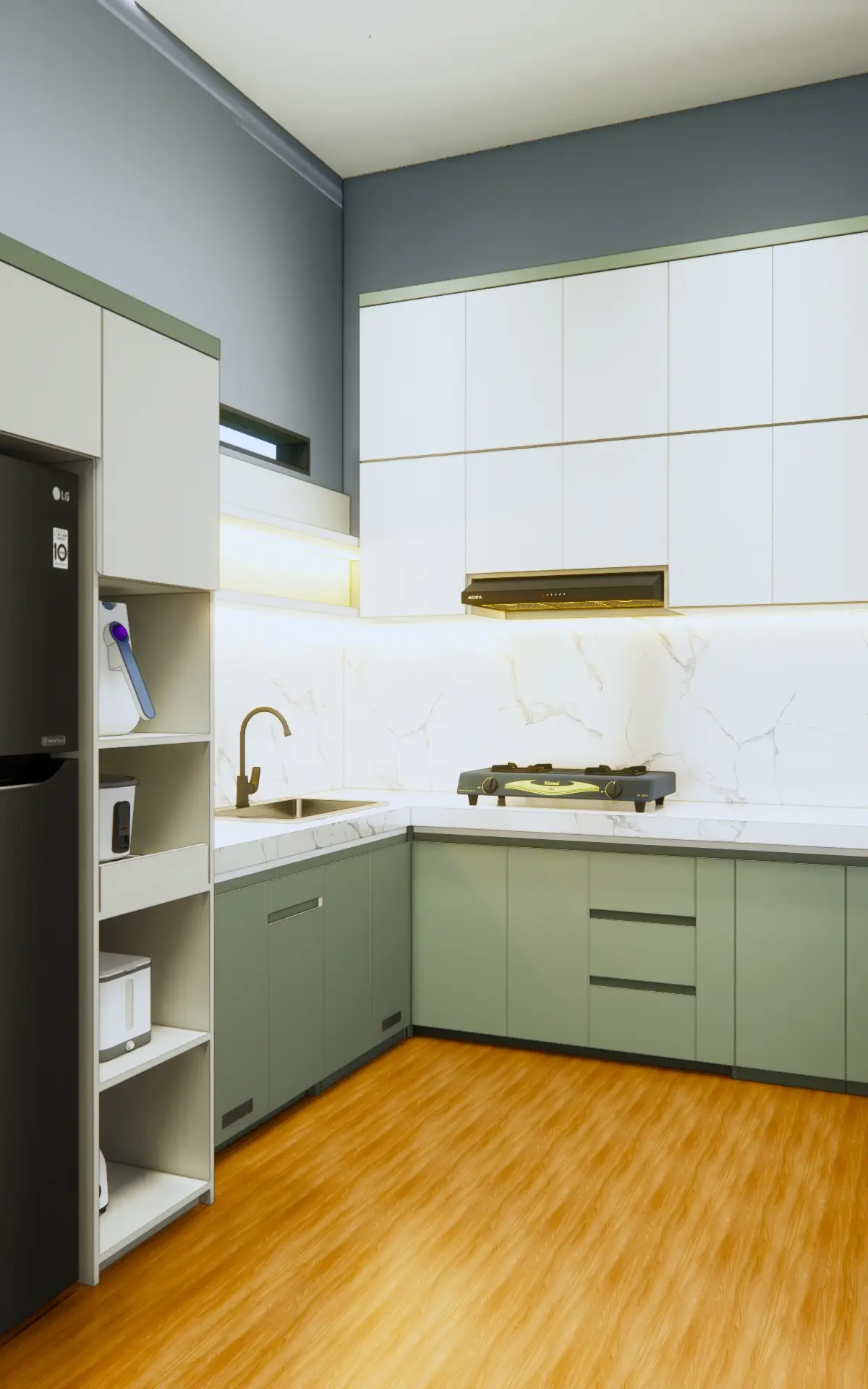 Kitchen Set Kitchenset — Bapak Aan di Kadipiro — Solo Harmony Furniture