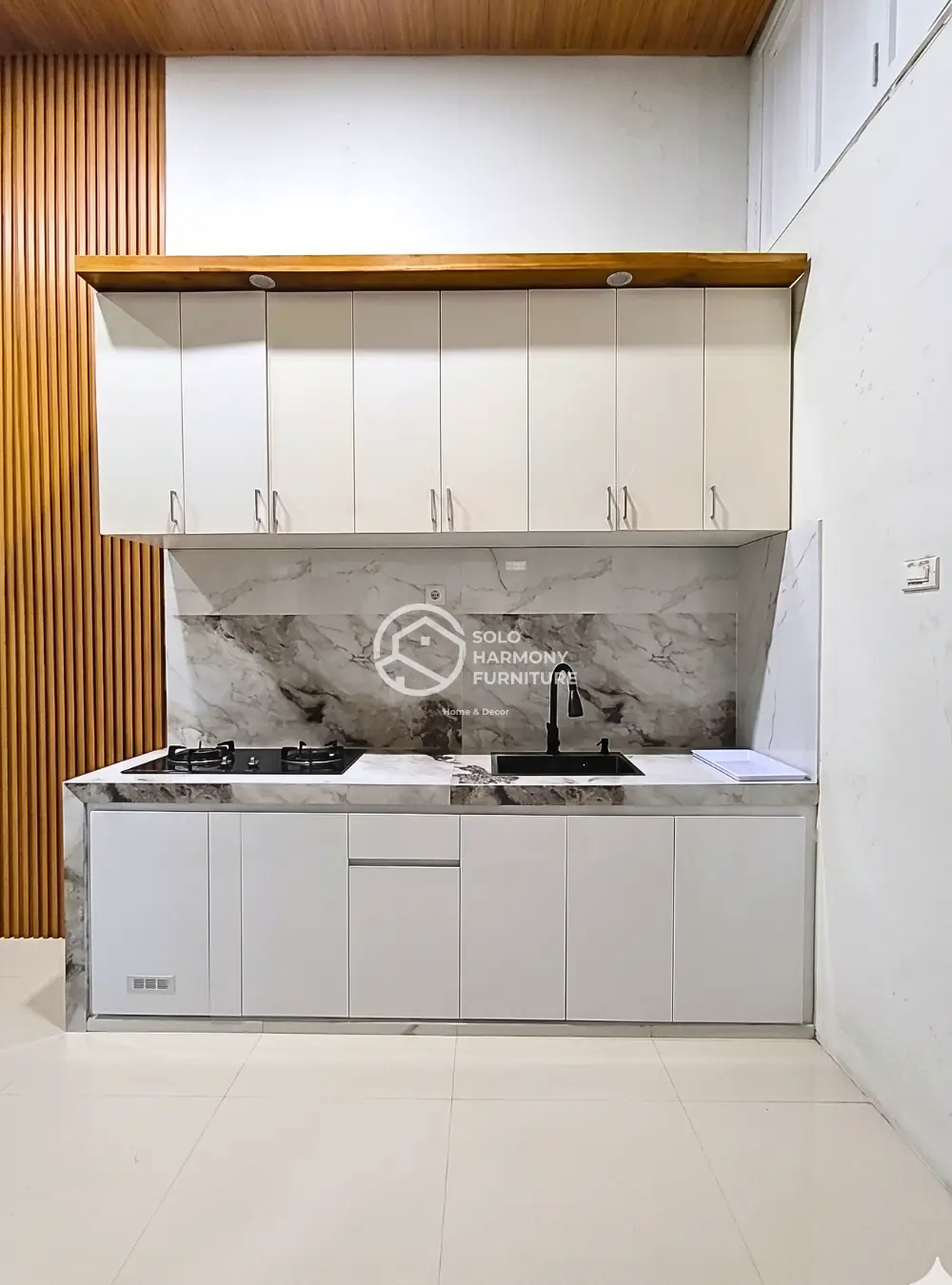 Kitchenset Atas bawah minimalis modern — Kitchen Set foto 3 di Colomadu, Karanganyar