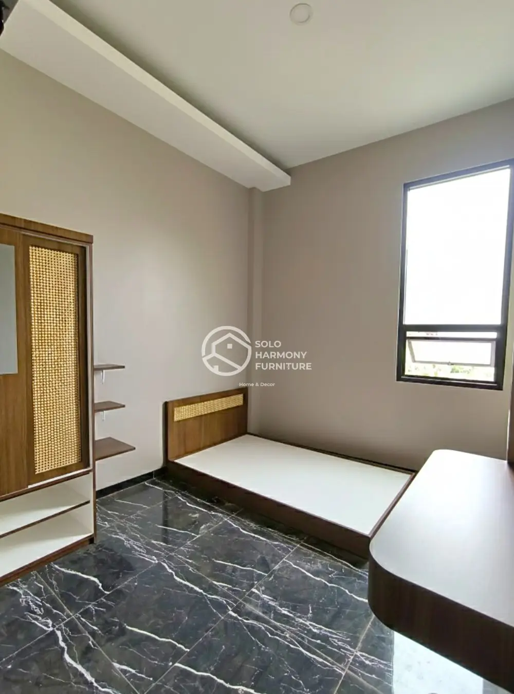 Interior Kamar Kos Japandi — Interior foto 2 di Gajahan, Colomadu, Karanganyar