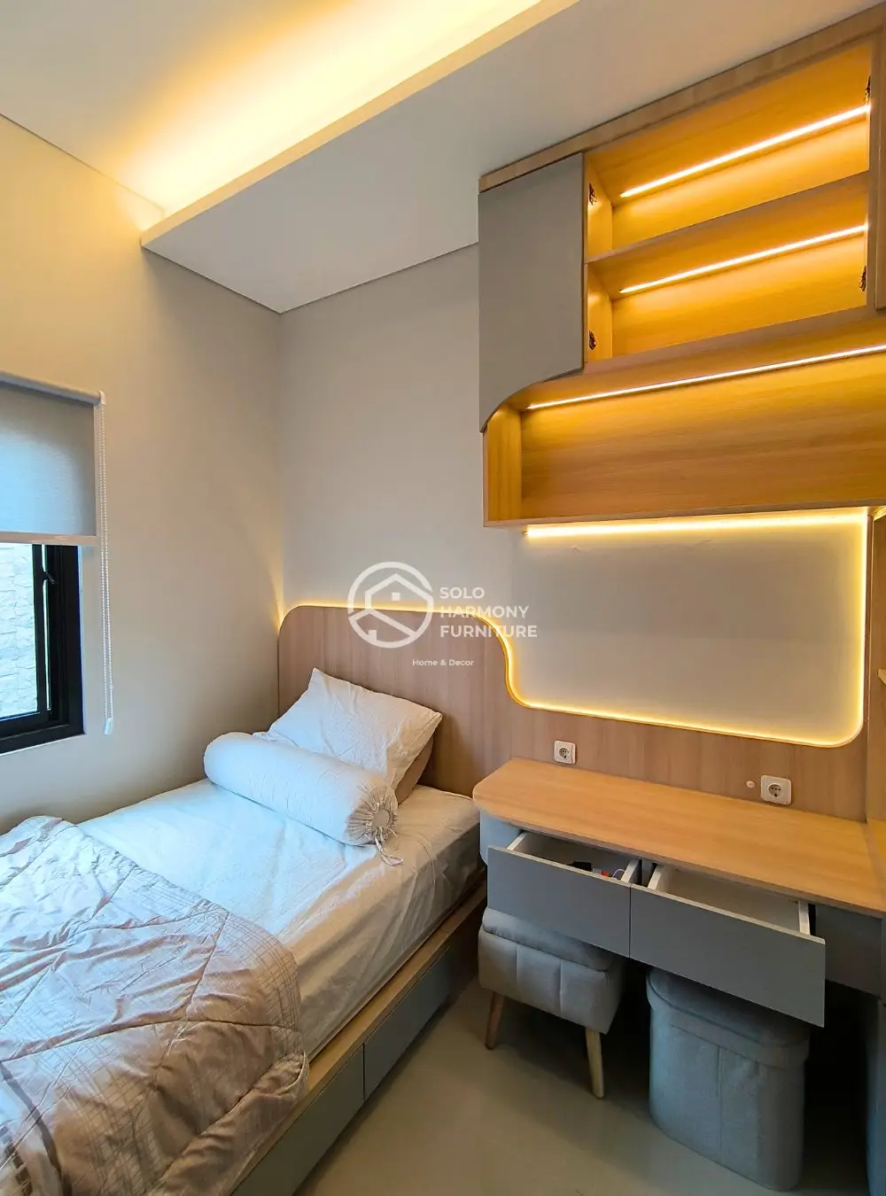 Kamar Anak Multifungsi Modern — Interior foto 3 di Colomadu, Karanganyar