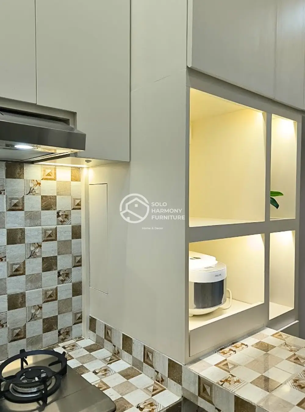 Kitchenset Mewah Minimalis. — Kitchen Set foto 10 di Mojosongo, Surakarta