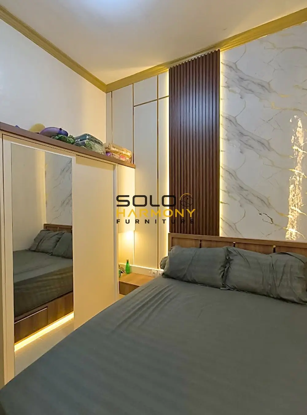 Set Kamar Modern Minimalis Elegan — Kak Azza — Interior foto 8 di Kartasura - Sukoharjo