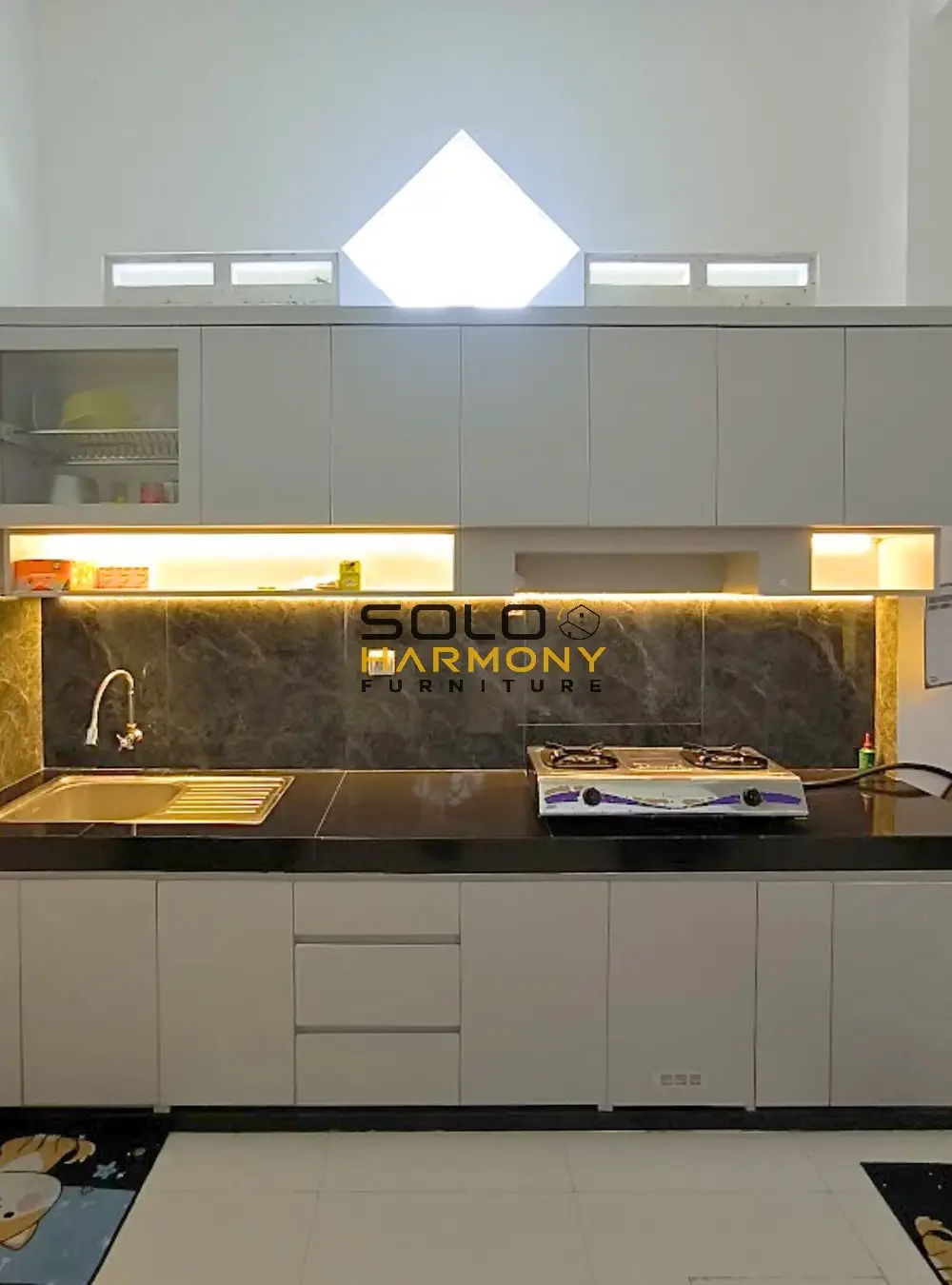 Kitchen Set Minimalis Modern - Pak Hary — Kitchen Set foto 5 di Colomadu, Karanganyar
