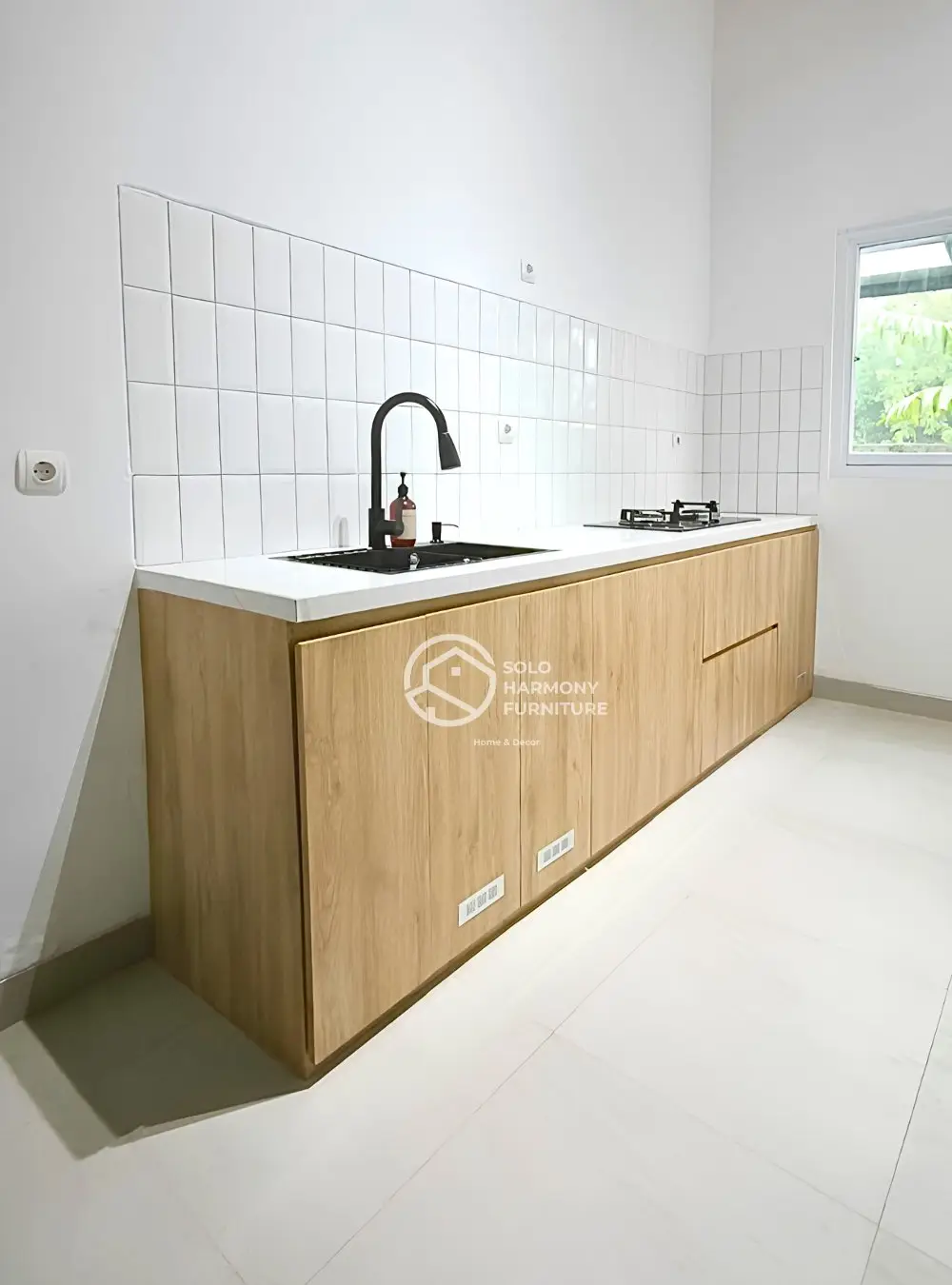 Kitchen Set Kayu Modern — Kitchen Set foto 3 di Salatiga