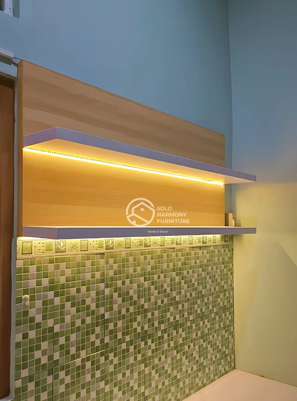 Kitchen Set Straight Layout Minimalis — Kitchen Set foto 2 di Boyolali