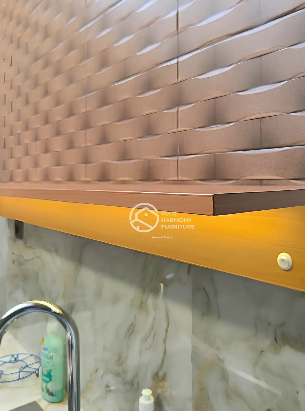 Kitchen Set Straight Layout Marmer — Kitchen Set foto 4 di Gentan , Sukoharjo