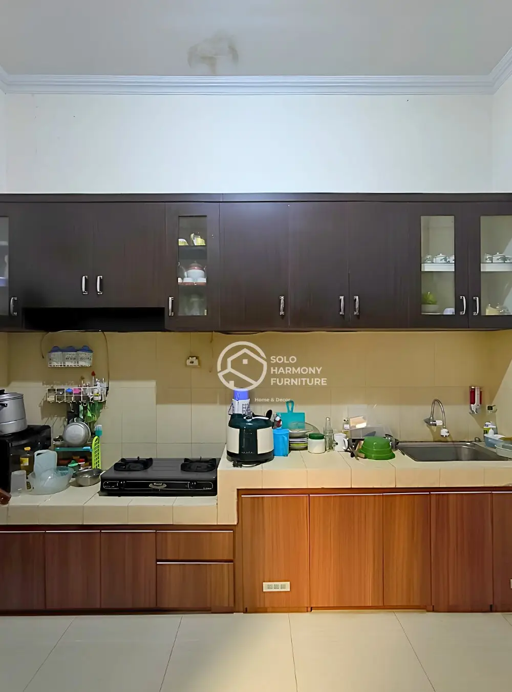 Custom Kabinet Kitchen Set Bawah — Kitchen Set foto 6 di Baturan, Colomadu, Karanganyar