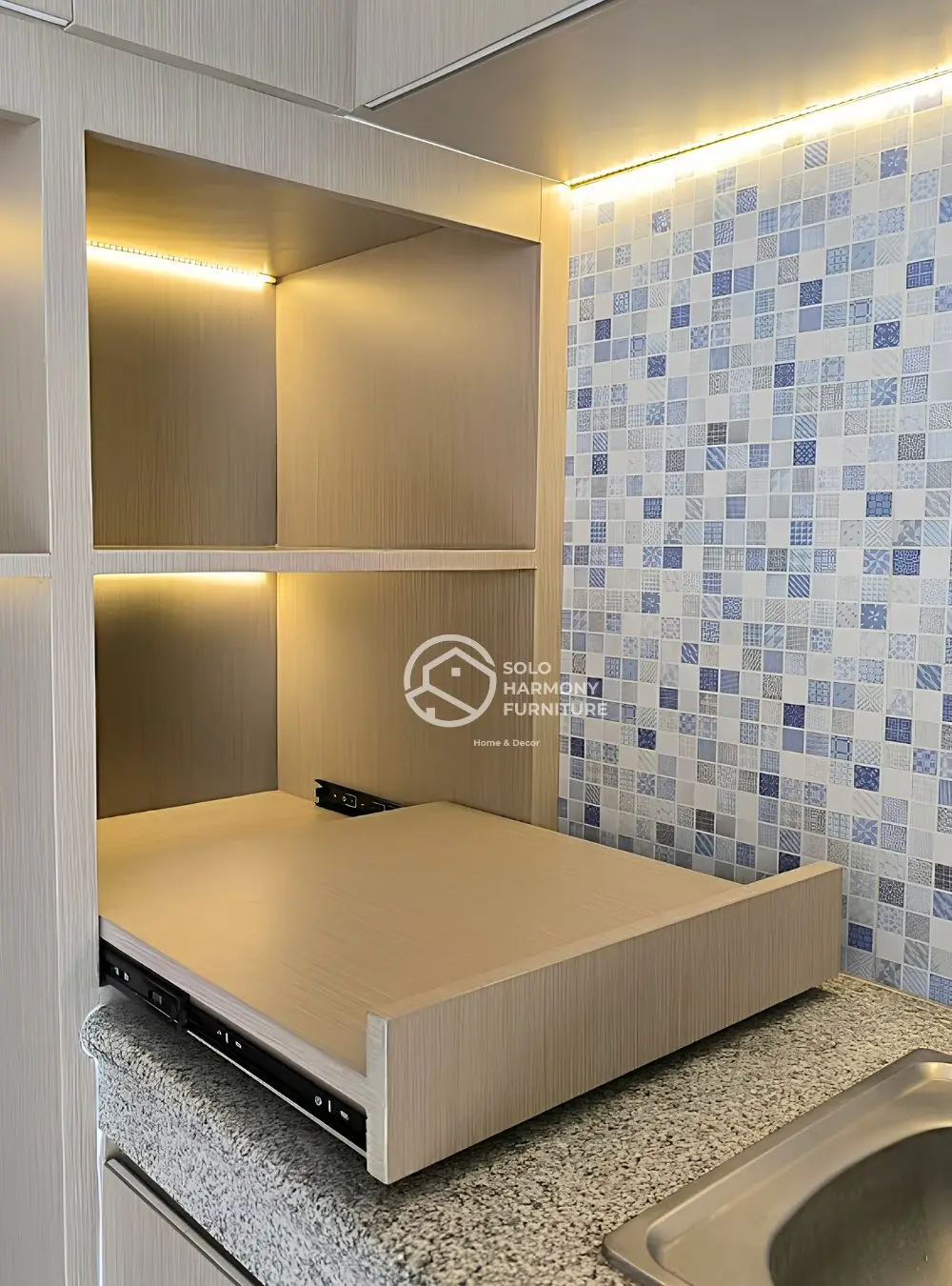 Standard Height Integrated Kitchen Set — Kitchen Set foto 5 di Gumpang, Sukoharjo