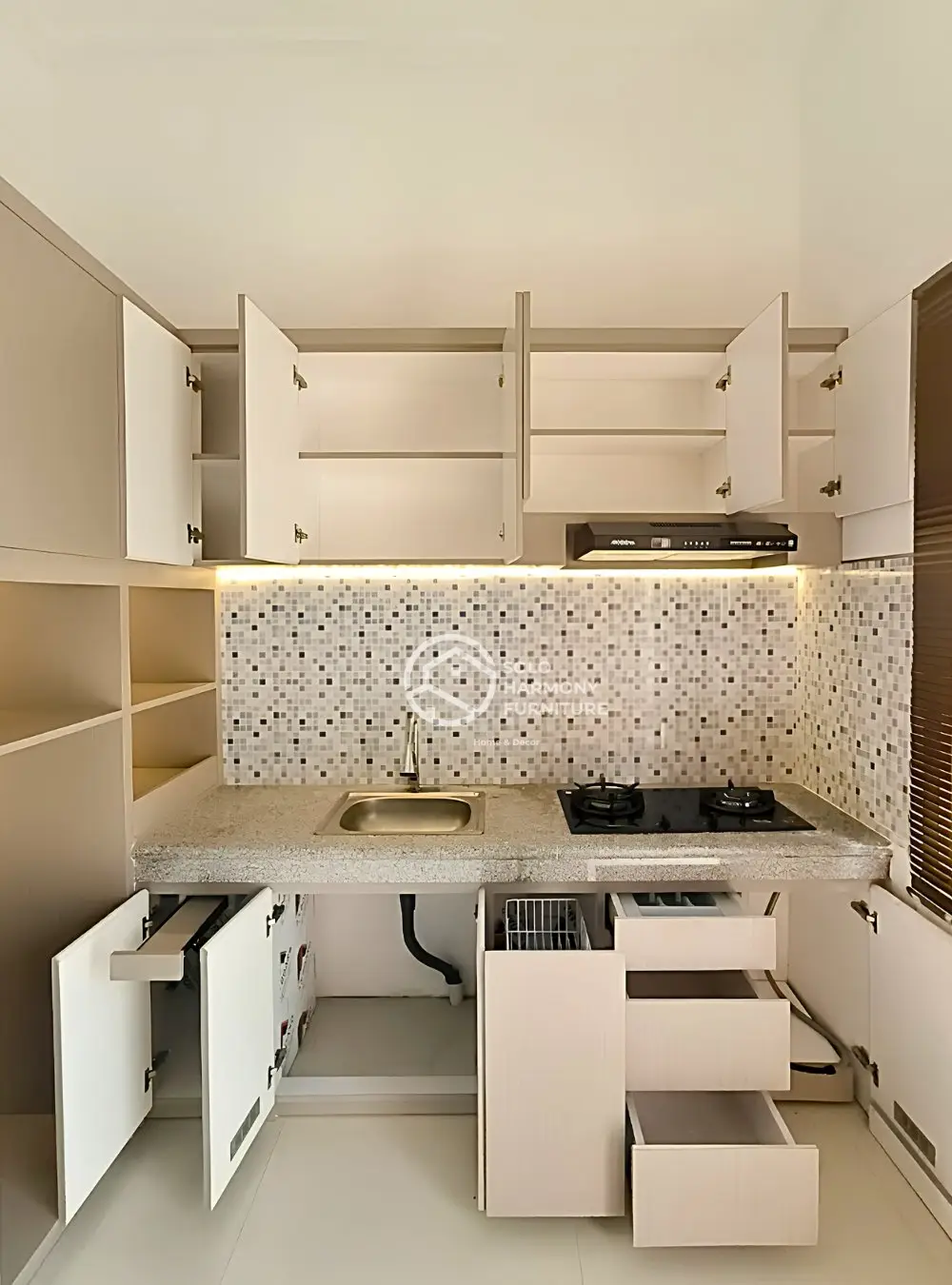 Standard Height Integrated Kitchen Set — Kitchen Set foto 6 di Gumpang, Sukoharjo