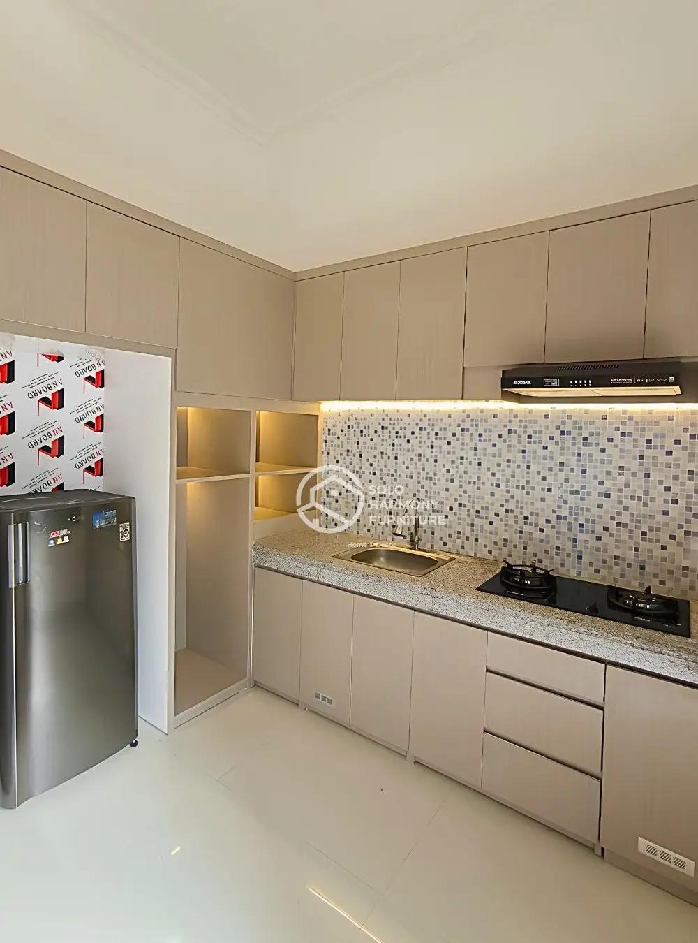 Standard Height Integrated Kitchen Set — Kitchen Set foto 8 di Gumpang, Sukoharjo